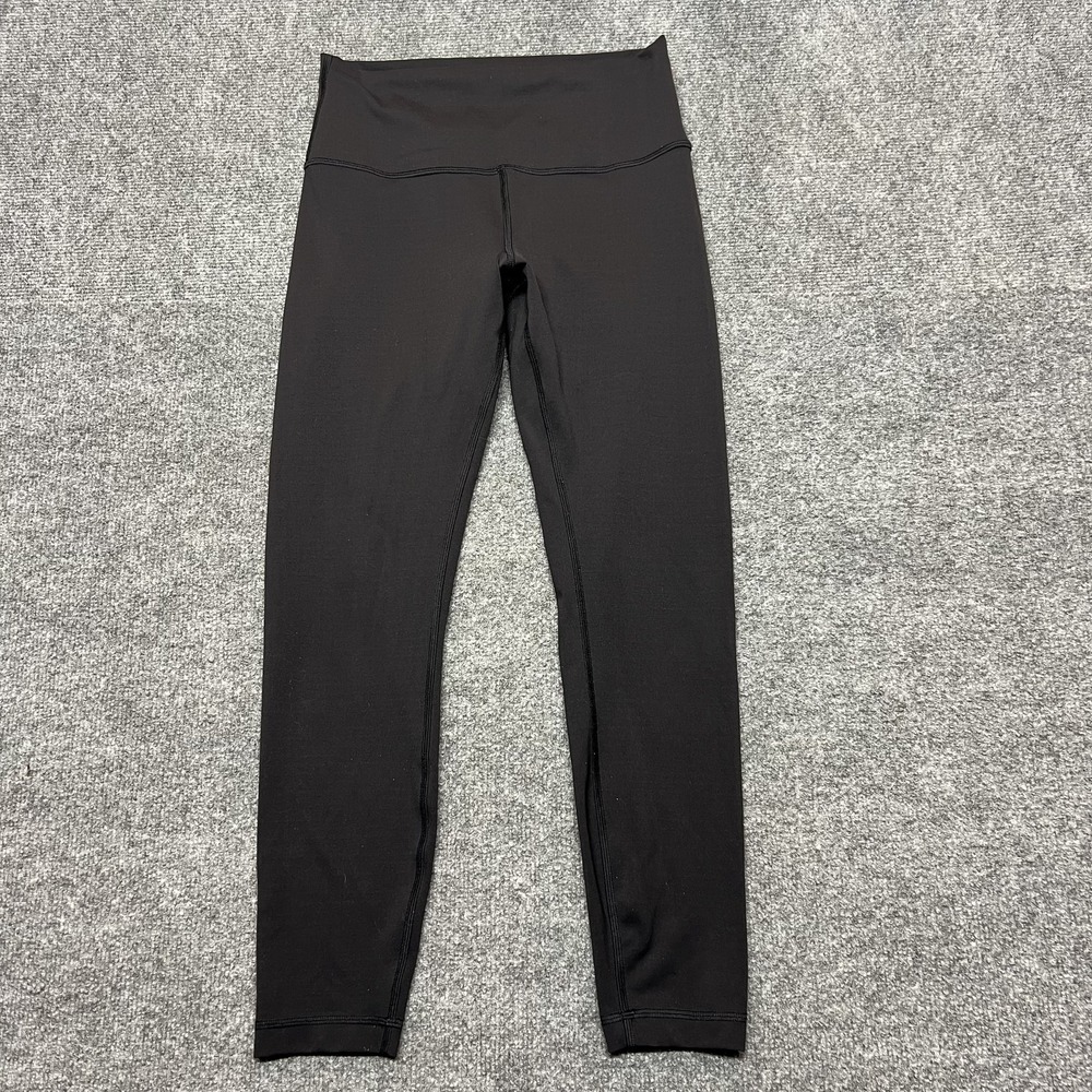 Lululemon Leggings Womens 6 Black High Rise 26 Inch Yoga Athletic Pants Gym